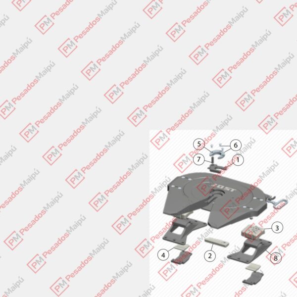 CONJUNTO JABON Y JABONERA PARA PLATO JOST (9923) - Imagen 3
